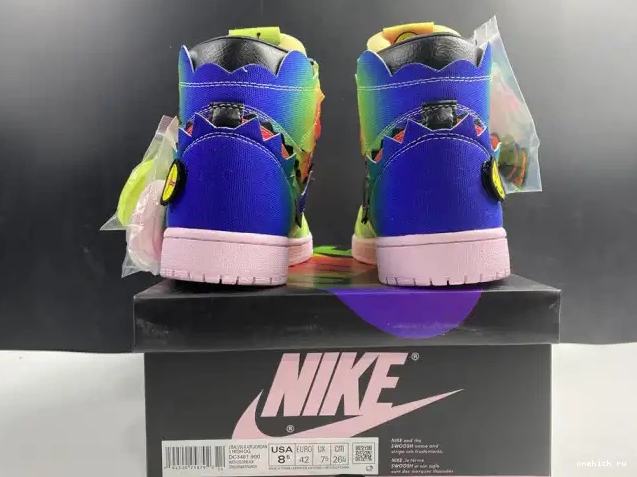 Chep Onekick 1 J BALVIN AIR HIGH DC3481-900 JORDAN X OG 0504